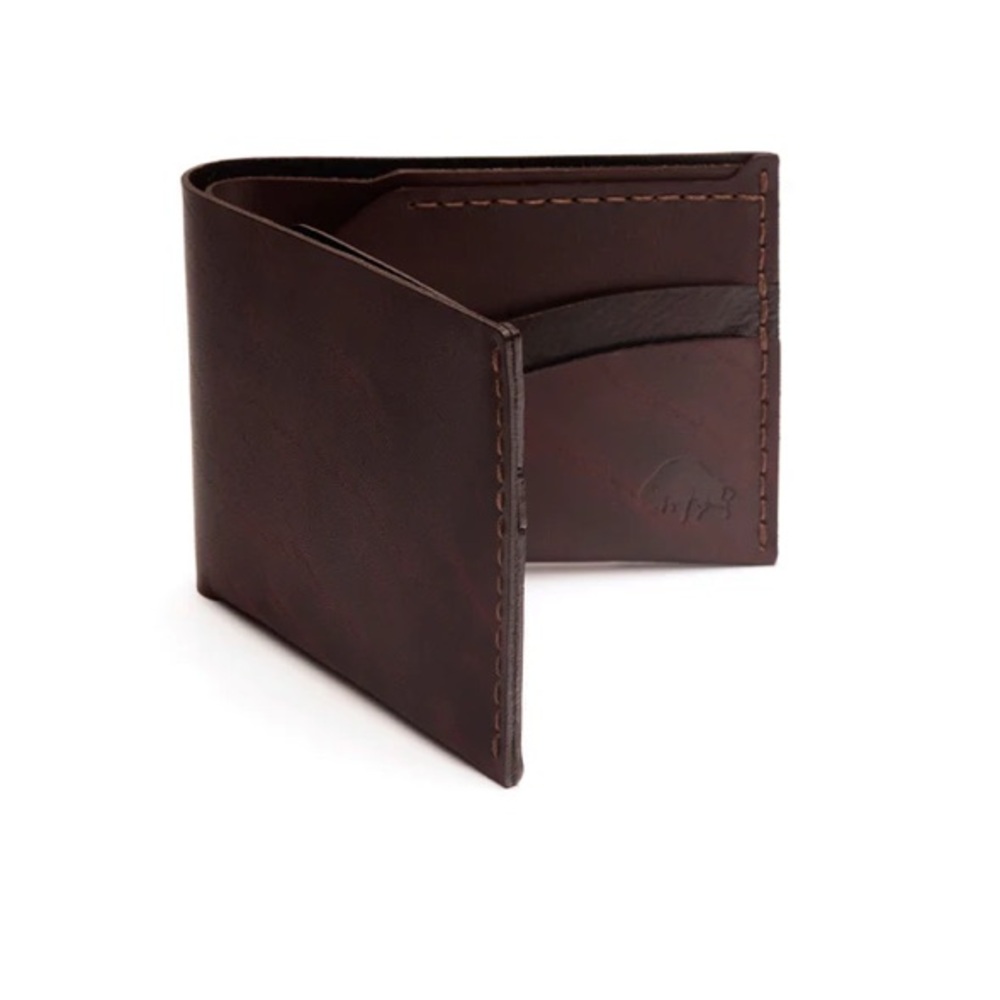 NIB Ezra Arthur handmade leather wallet